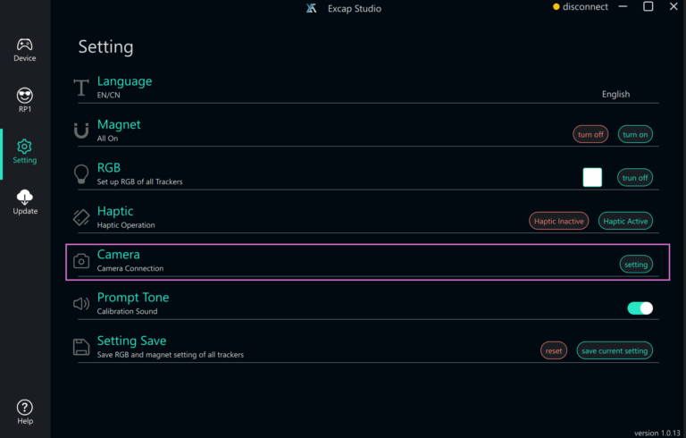 Camera Setting