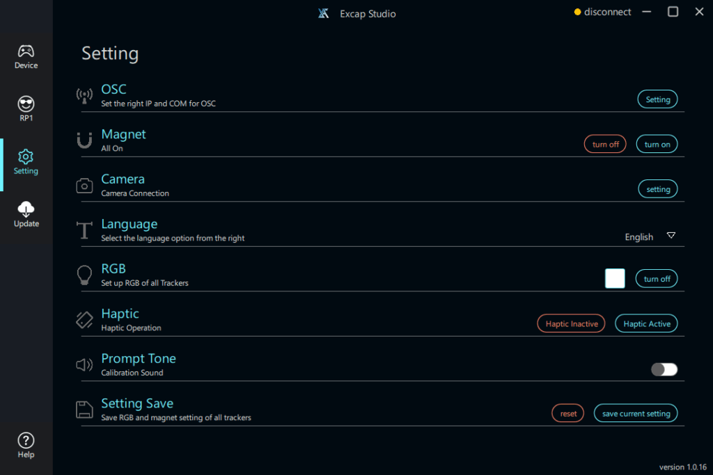 OSC Setting