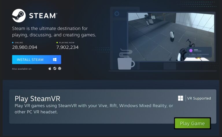 SteamVR Download